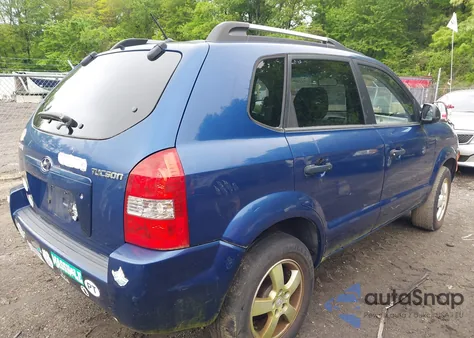 2007 Hyundai Tucson Gls из США, поврежденный, VIN KM8JM12B57U589042